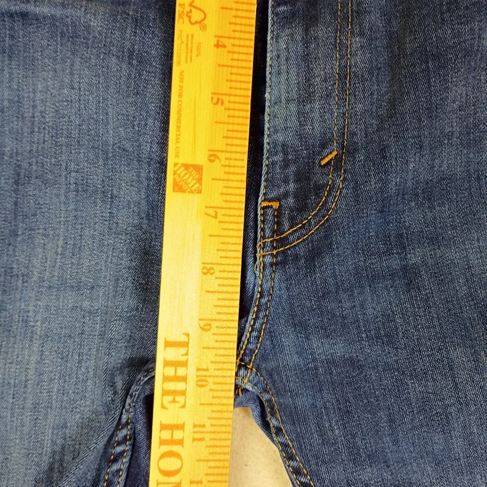 Levis 502 Slim Fit Mens Jeans Blue Medium Wash Denim 32x34 (Measures 31x31)